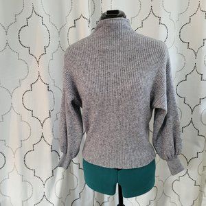 Wilfred Gray Ribbed Turtleneck - Size Small